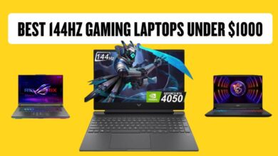 Best 144Hz Gaming Laptops Under $1000