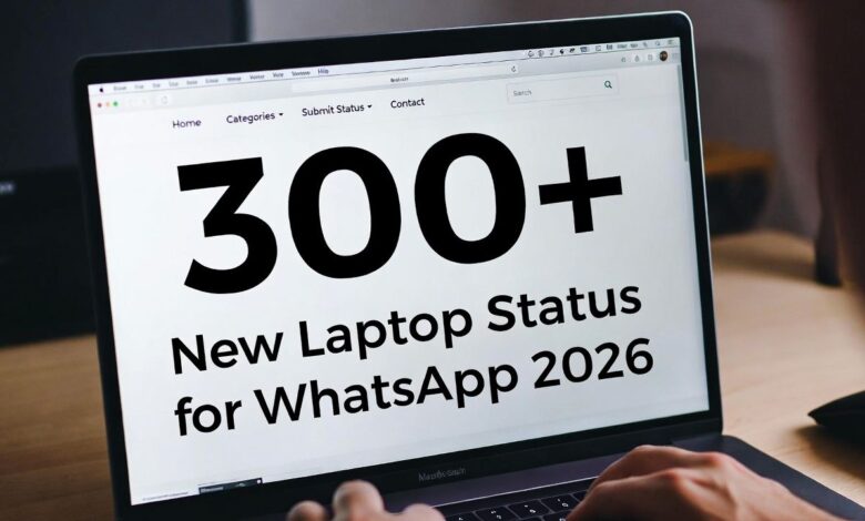 300+ New Laptop Status for WhatsApp 2026