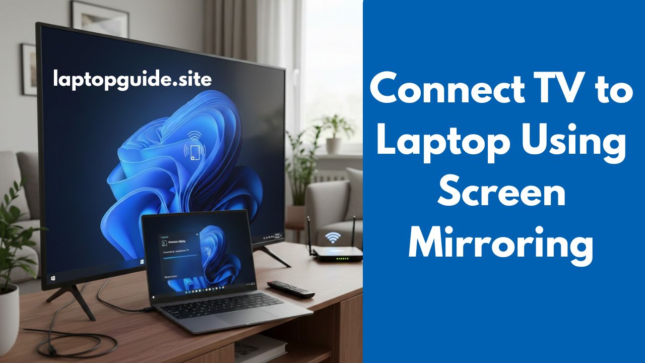 Connect TV to Laptop Using Screen Mirroring