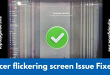acer flickering screen