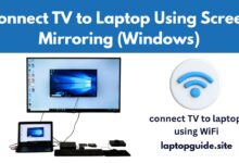connect TV to laptop using WiFi