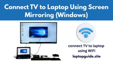 connect TV to laptop using WiFi